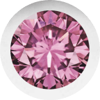 White Gold, Pink Sapphire Charm Bead - Roxanne First