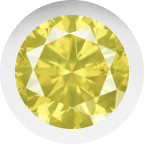 White Gold, Yellow Sapphire Letter - Roxanne First