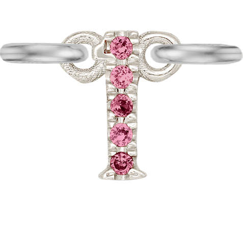 White Gold, Pink Sapphire Number - Roxanne First