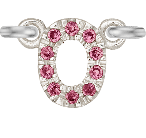 White Gold, Pink Sapphire Number - Roxanne First