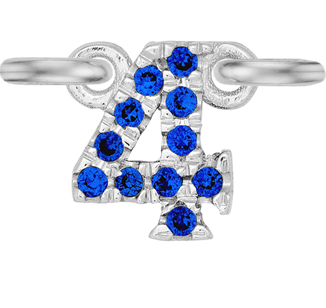 White Gold, Blue Sapphire Number - Roxanne First