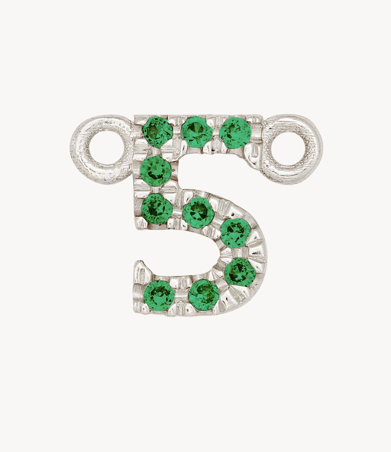 White Gold, Green Garnet Number - Roxanne First