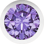 White Gold, Lilac Sapphire Number - Roxanne First
