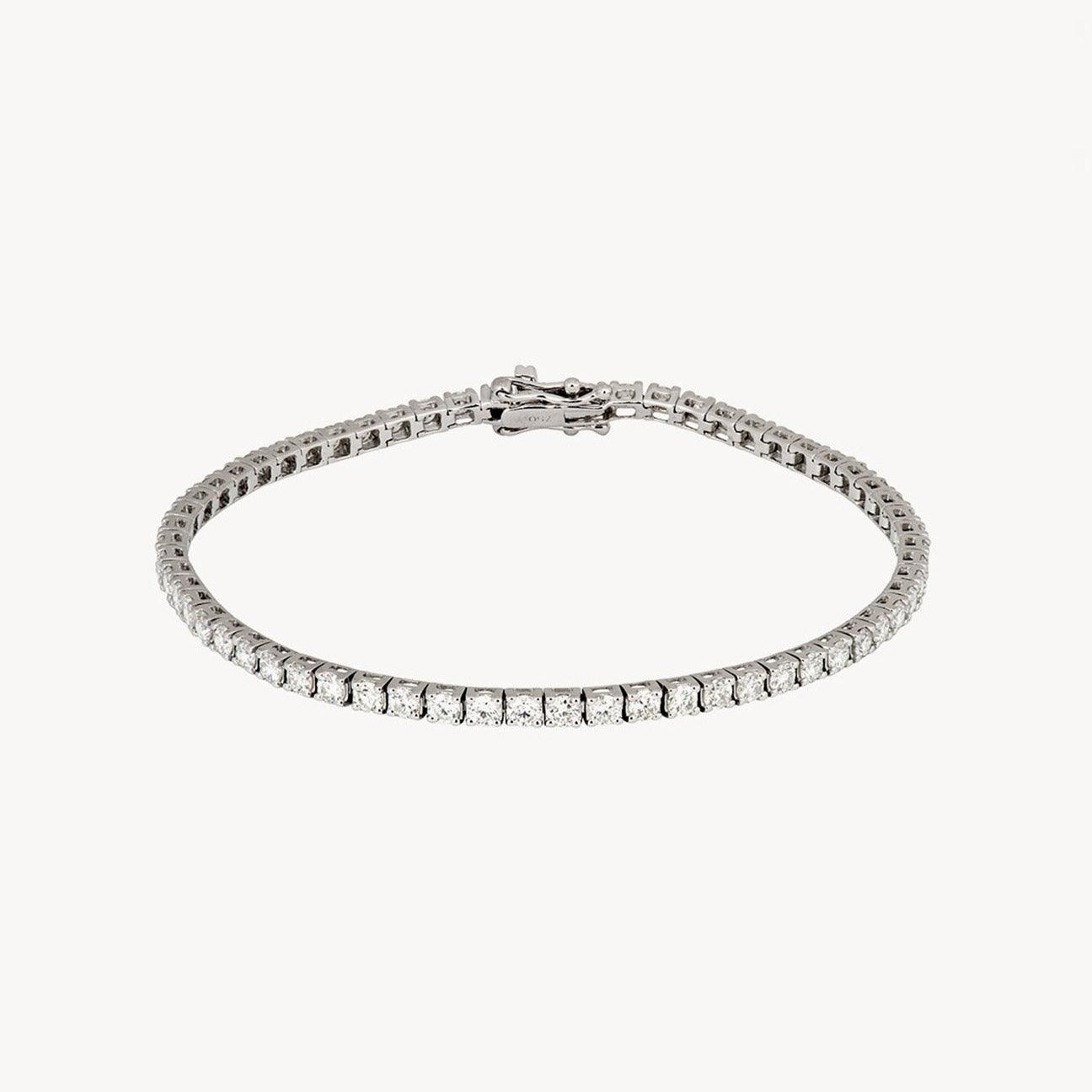 White Diamond Tennis Bracelet - Roxanne First