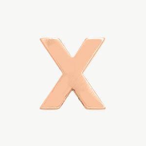 Rose Gold, Letter Bead - Roxanne First