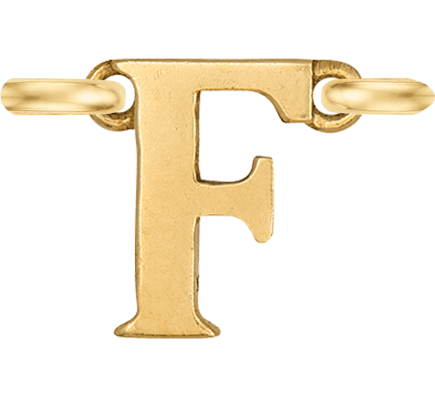 Yellow Gold, Letter - Roxanne First