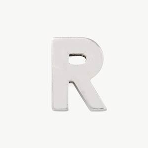 White Gold, Letter Bead - Roxanne First